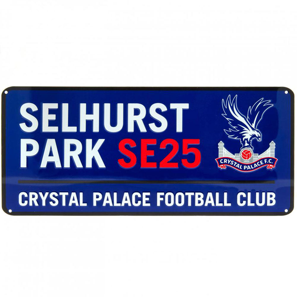 Crystal Palace FC Colour Street Sign - Shop Signs & Plaques At Gift Moments - 1