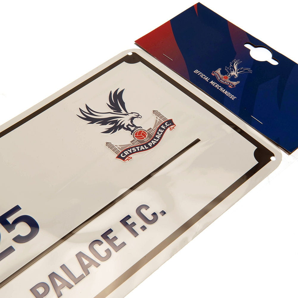 Crystal Palace FC Blue Text Street Sign - Shop Signs & Plaques At Gift Moments - 4
