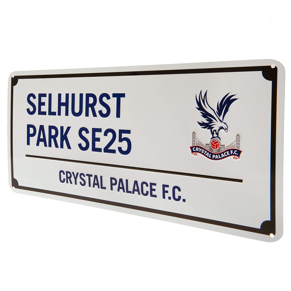 Crystal Palace FC Blue Text Street Sign - Shop Signs & Plaques At Gift Moments - 3