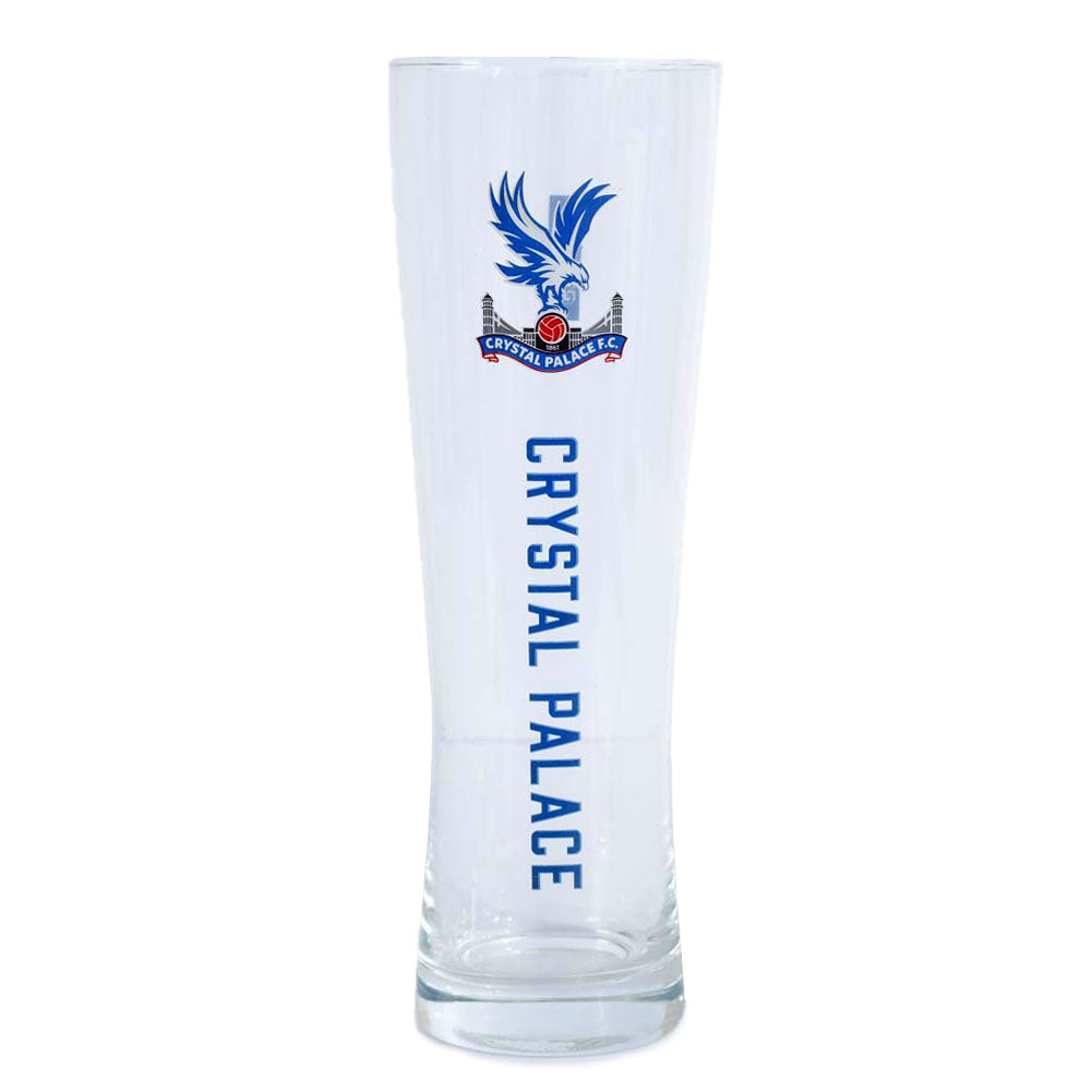 Crystal Palace FC Tall Beer Glass - Shop Beer Glasses At Gift Moments - 1