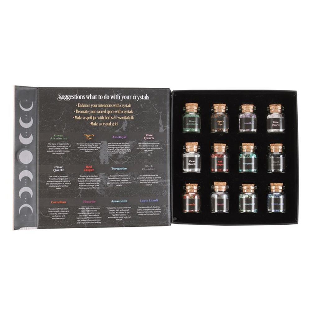 Crystals for Spells Crystal Chip Bottle Gift Set: 3 - By Gift Moments