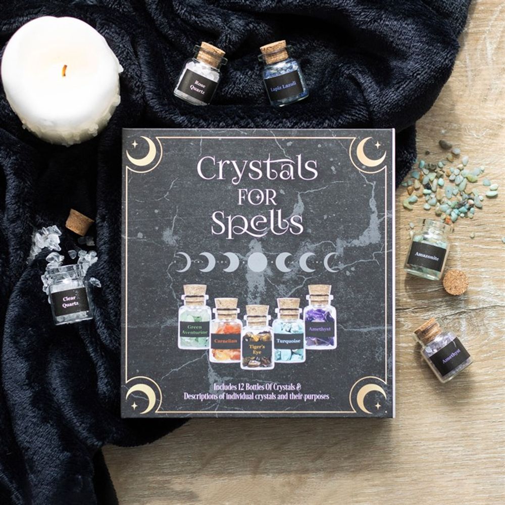 Crystals for Spells Crystal Chip Bottle Gift Set: 1 - By Gift Moments
