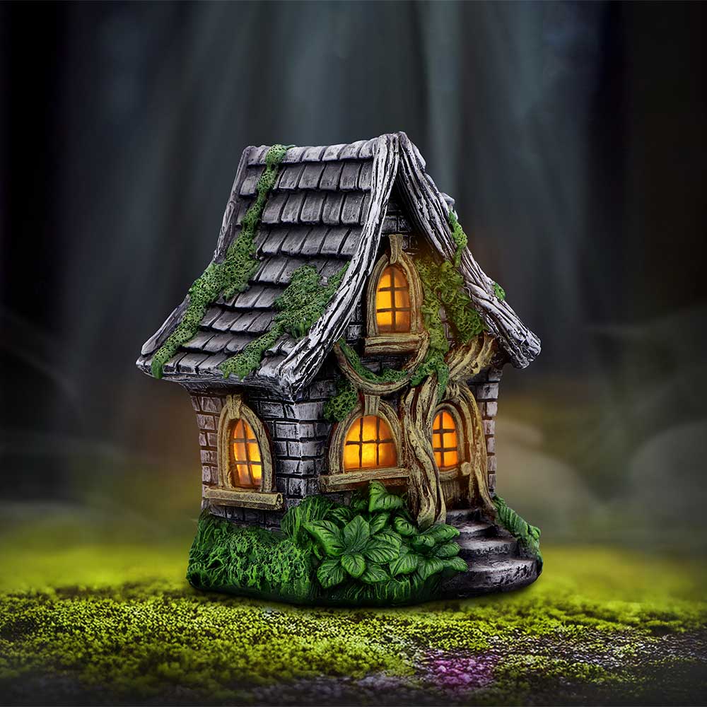 Curly Oak Manor Light Up Fairy House: 1 - Figurines Medium (15-29cm) By NN Designs
