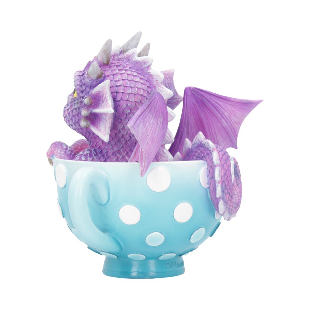 Cutieling Figurine Cute Dragon in a Teacup Ornament: 4 - Figurines Small (Under 15cm) By NN Designs