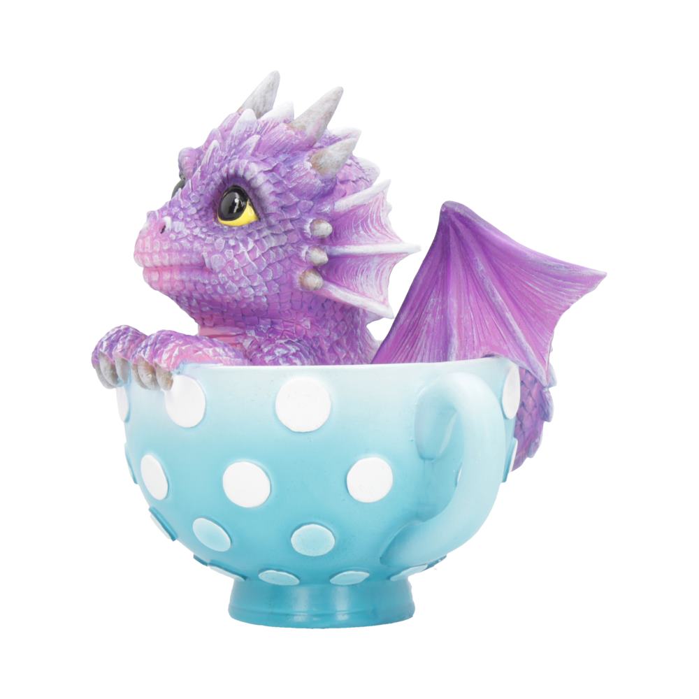 Cutieling Figurine Cute Dragon in a Teacup Ornament: 3 - Figurines Small (Under 15cm) By NN Designs