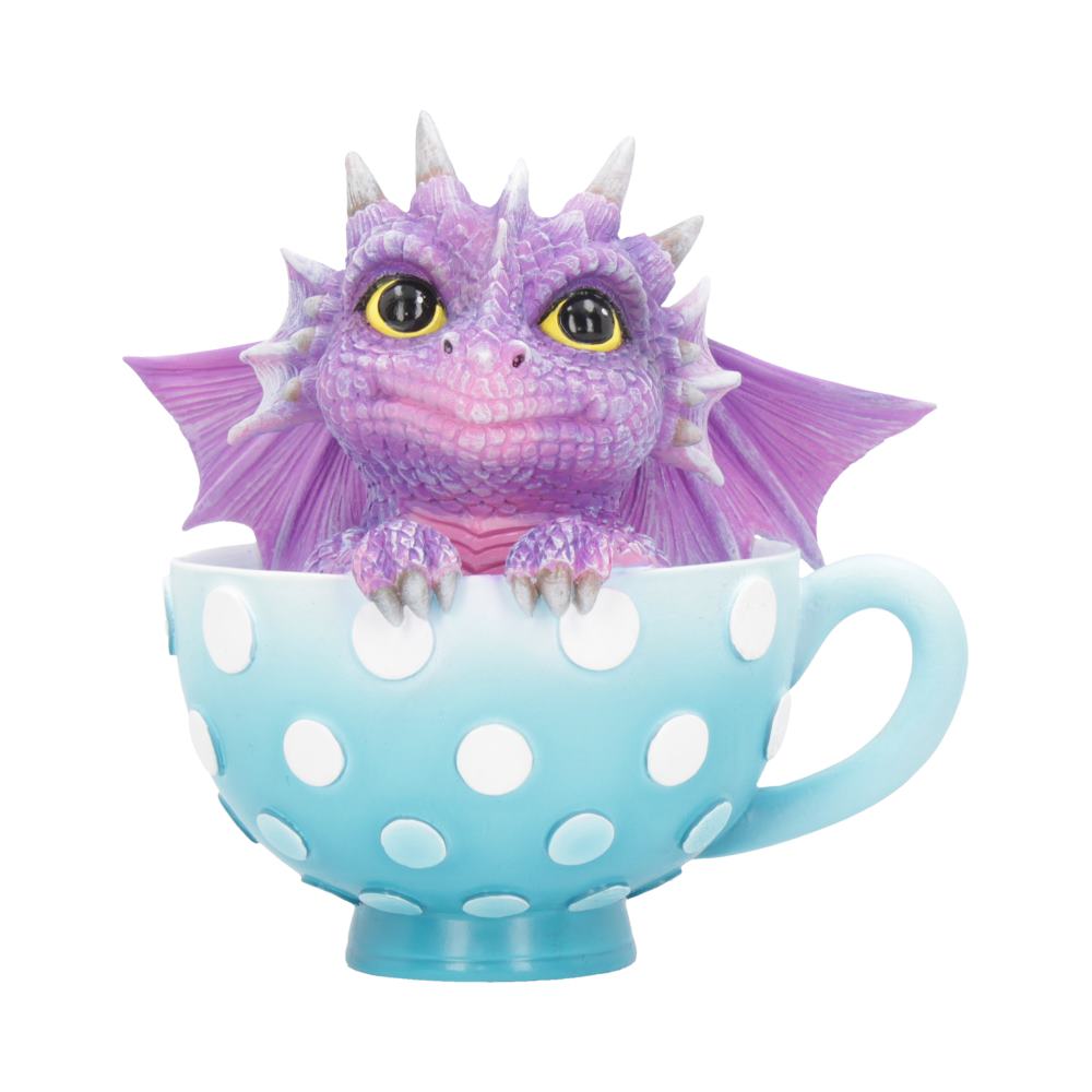 Cutieling Figurine Cute Dragon in a Teacup Ornament: 2 - Figurines Small (Under 15cm) By NN Designs