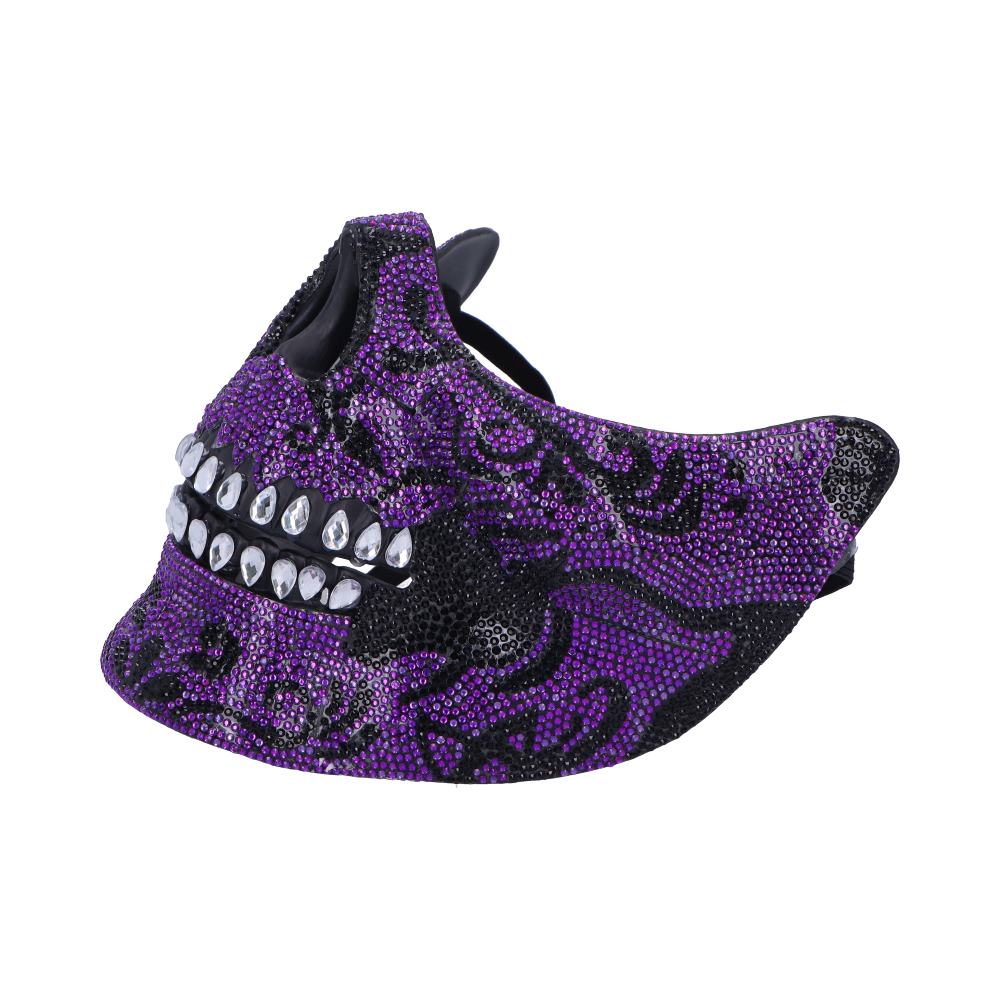 Fancy Dress Jewelled Masquerade Mask Cosplay (Purple)
