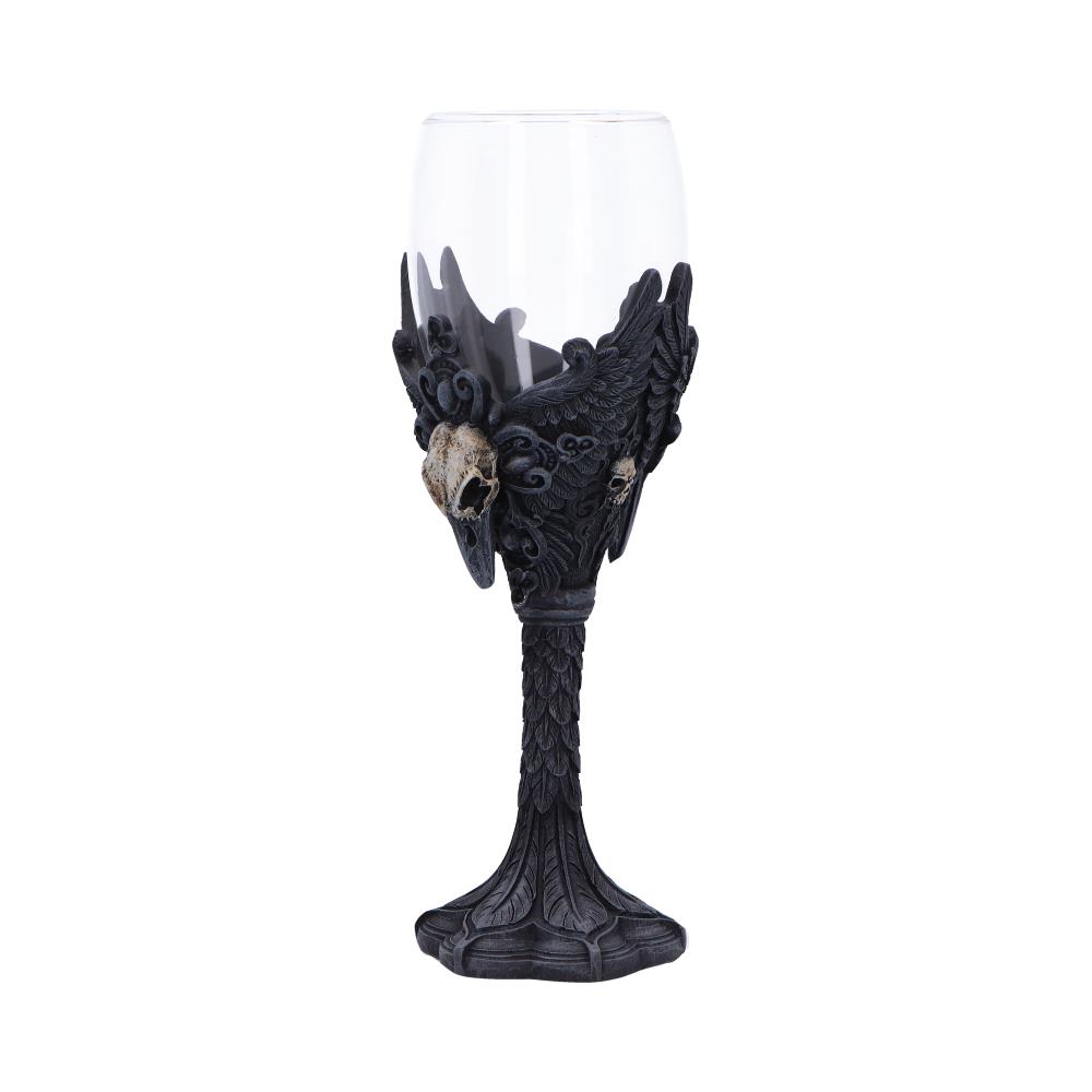 Gothic Raven Nevermore Goblet