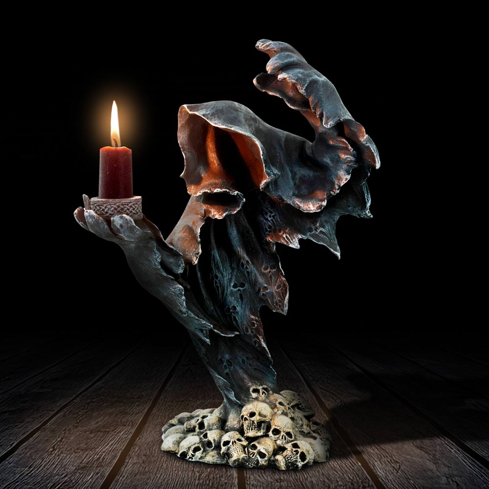 Flicker of Fate Gothic Candle Holder 24cm - Shop Candles & Holders At Gift Moments - 1
