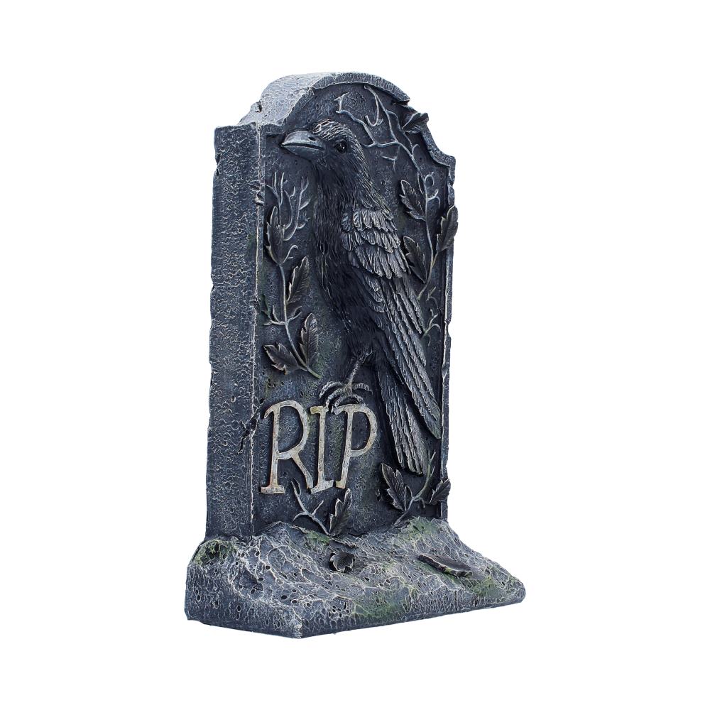 The Last Perch Gothic Raven Gravestone 25.3cm - Shop Figurines Medium (15-29cm) At Gift Moments - 5
