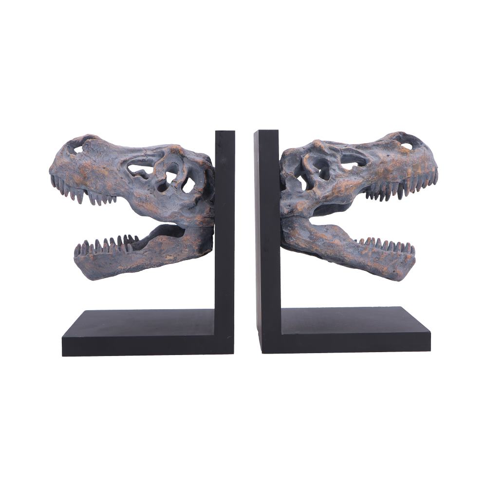 Tyrannossaurus Rex Skull Bookends 17.1cm - Shop Bookends At Gift Moments - 2