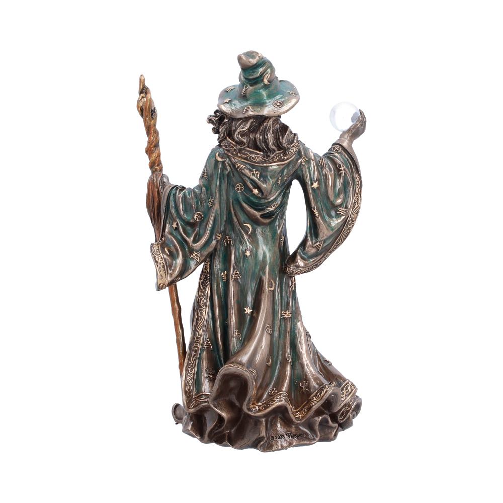 The Sorcerer Bronze Figurine 20cm - Shop Figurines Medium (15-29cm) At Gift Moments - 4