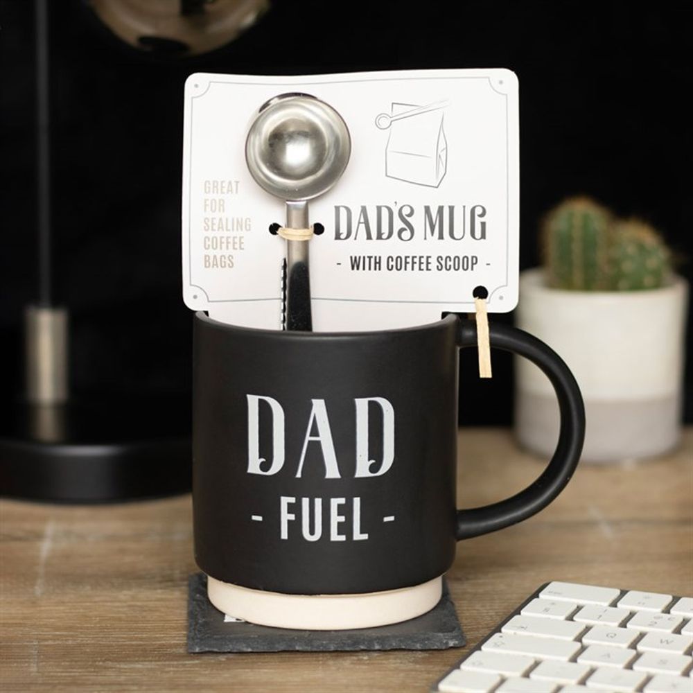 Dad Fuel Mug and Coffee Scoop Clip: 1 - Mugs By Gift Moments