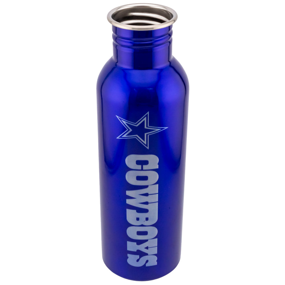 Dallas Cowboys Steel Water Bottle: 4 - Water Bottles By American Sports