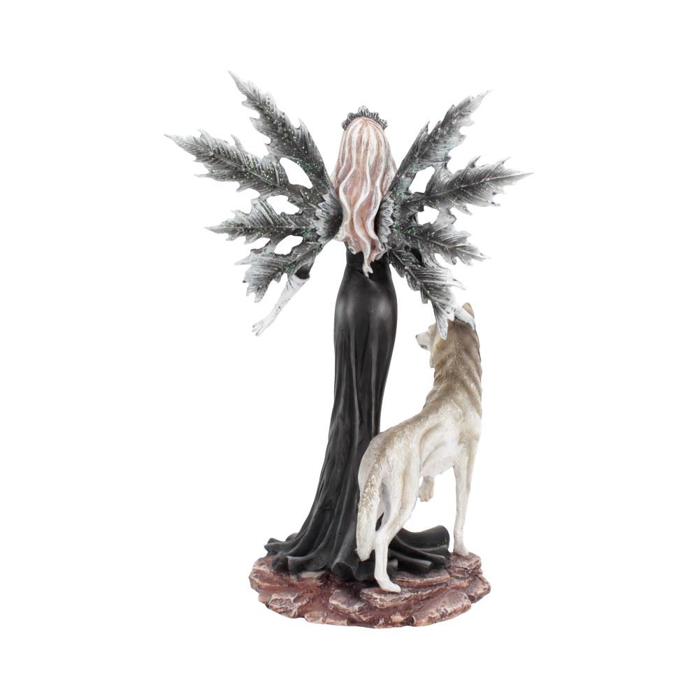 Dark Aura Fairy With Her Grey Wolf Companion 24cm - Shop Figures & Collectables At Gift Moments - 4