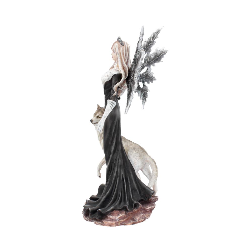 Dark Aura Fairy With Her Grey Wolf Companion 24cm - Shop Figures & Collectables At Gift Moments - 3