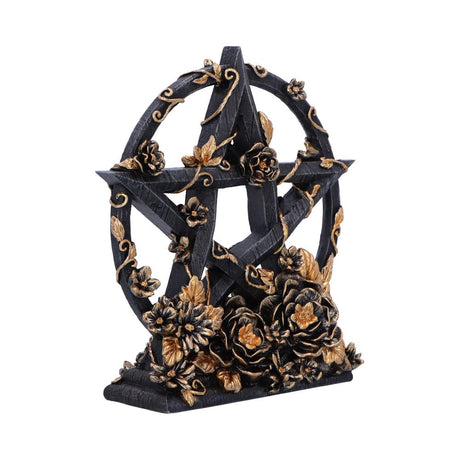Dark Floral Decorative Pentagram Ornament: 5 - Figures & Collectables By NN Designs