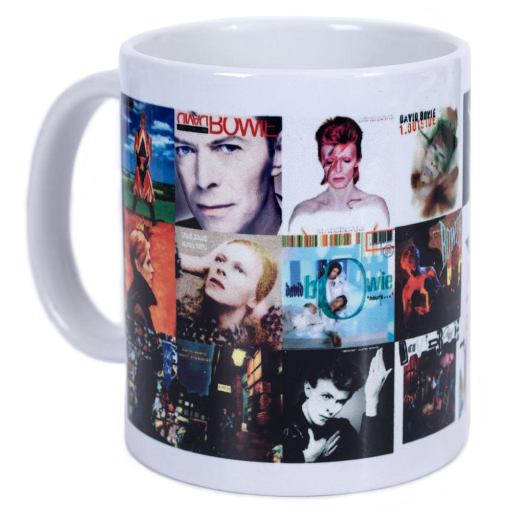 David Bowie Album Collage Mug - Shop Mugs At Gift Moments - 1