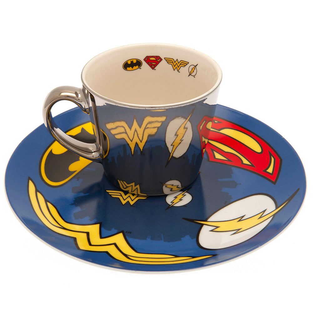 DC Comics Mirror Mug & Plate Set - Shop Gift Sets At Gift Moments - 1
