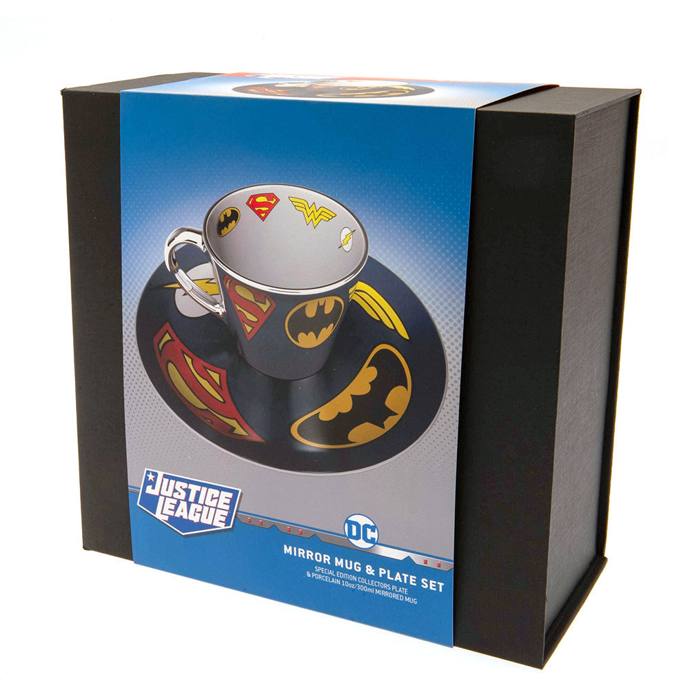 DC Comics Mirror Mug & Plate Set - Shop Gift Sets At Gift Moments - 4