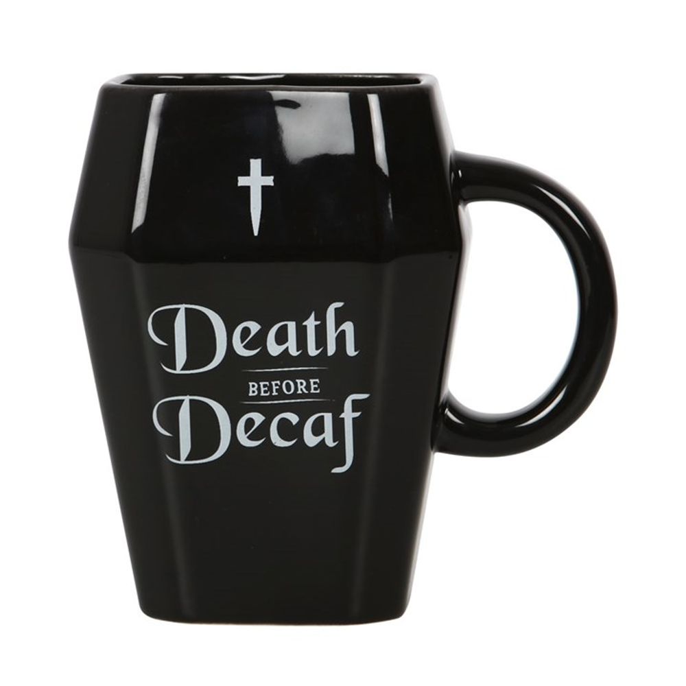 Death Before Decaf Coffin Mug: 2 - Mugs By Gift Moments