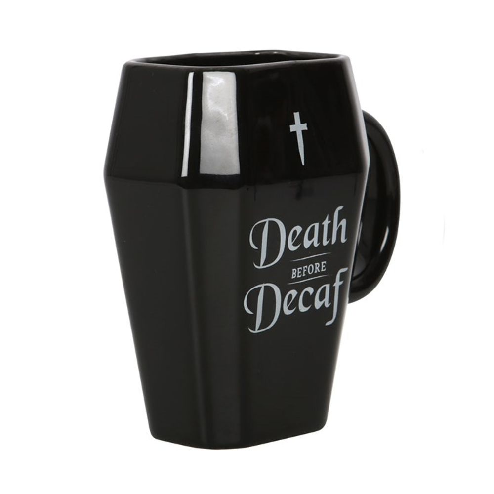 Death Before Decaf Coffin Mug: 3 - Mugs By Gift Moments