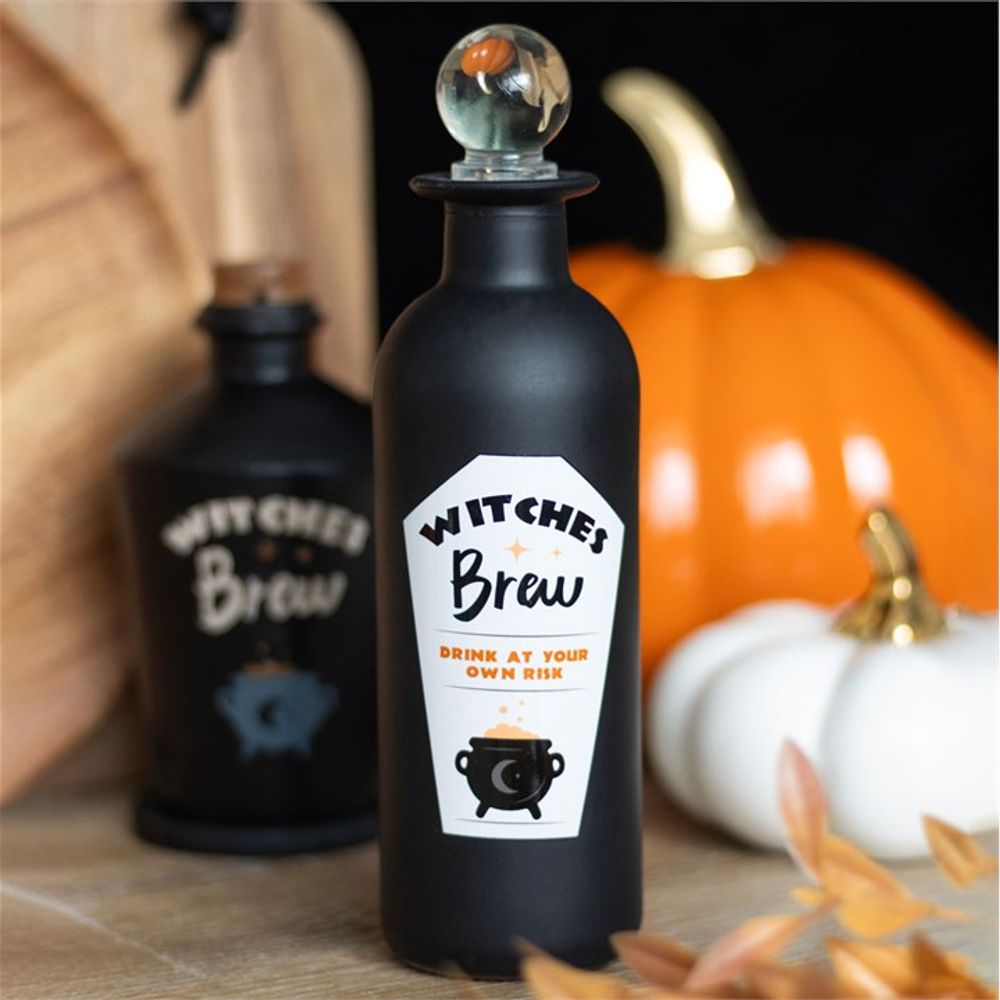Decorative Witches Brew Glass Potion Bottle: 1 - By Gift Moments