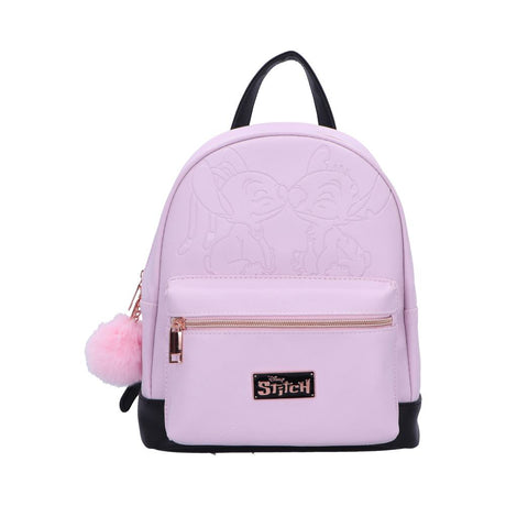 Disney Stitch and Angel Backpack in Baby Pink: 2 - Bags By Lilo & Stitch