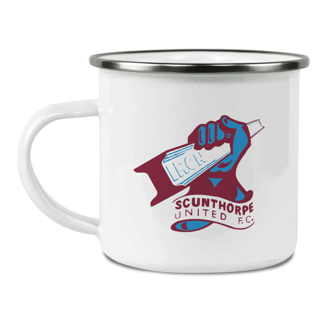 Personalised Scunthorpe United FC Enamel Mug