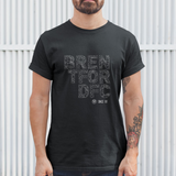 Personalised Brentford FC Wireframe Men's T-Shirt