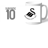 Personalised Swansea City AFC Retro Shirt Mug