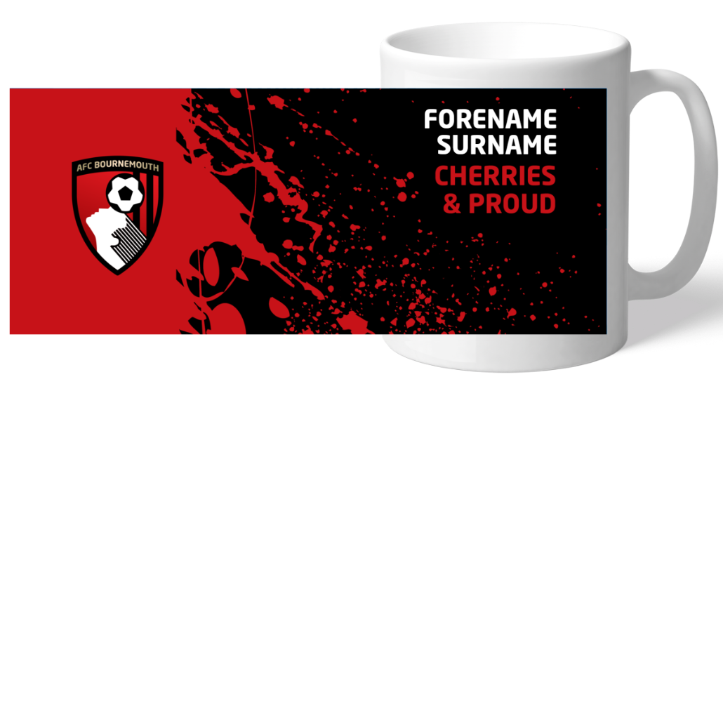 Personalised AFC Bournemouth Proud Mug