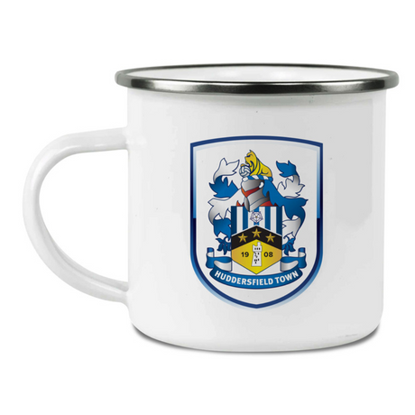 Personalised Huddersfield Town FC Enamel Mug