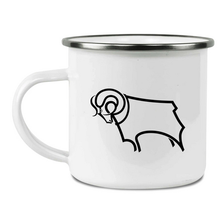 Personalised Derby County FC Enamel Mug