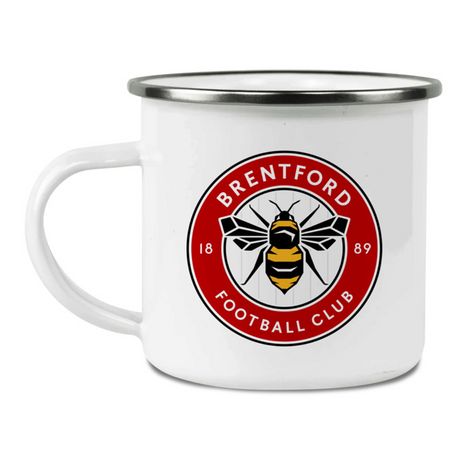 Personalised Brentford FC Enamel Mug