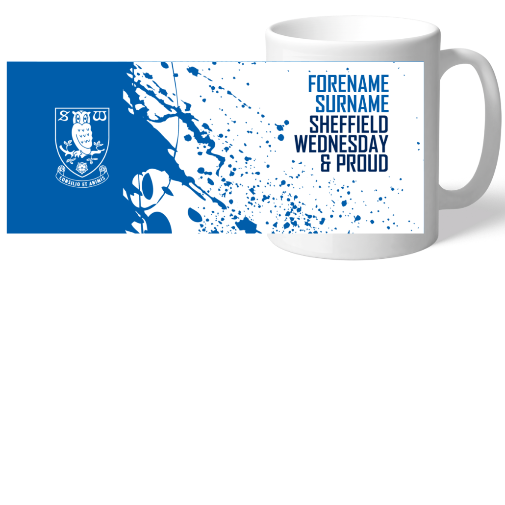 Personalised Sheffield Wednesday FC Proud Mug