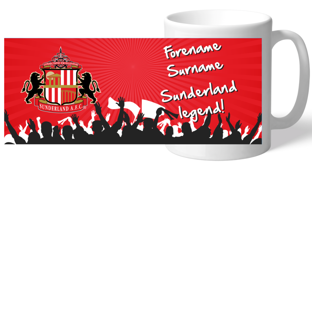 Personalised Sunderland AFC Legend Mug