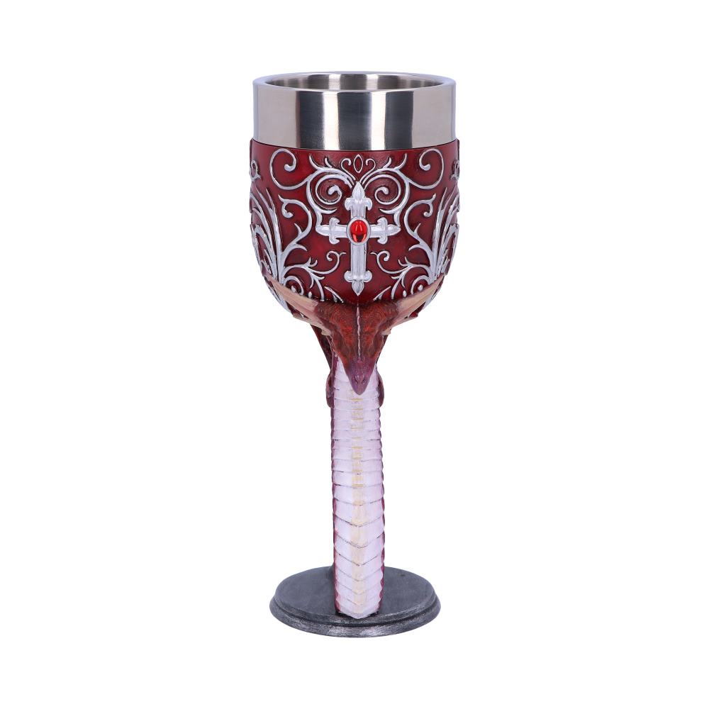 Dragons Devotion Twin Dragon Heart Set of Two Goblets: 4 - Goblets & Chalices By NN Designs