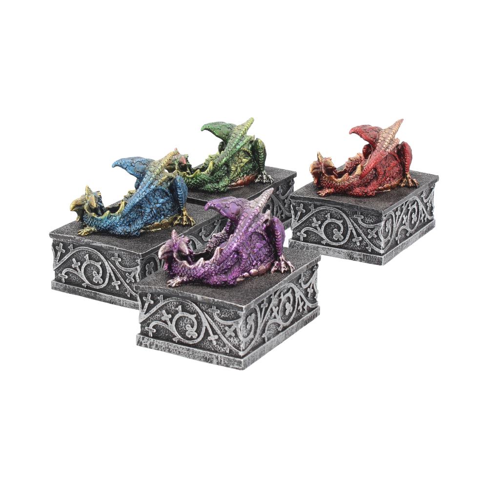 Dragons Safehold Box Set of 4 Trinket Boxes: 4 - Boxes By Gift Moments