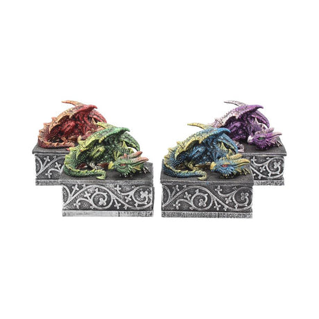 Dragons Safehold Box Set of 4 Trinket Boxes: 2 - Boxes By Gift Moments