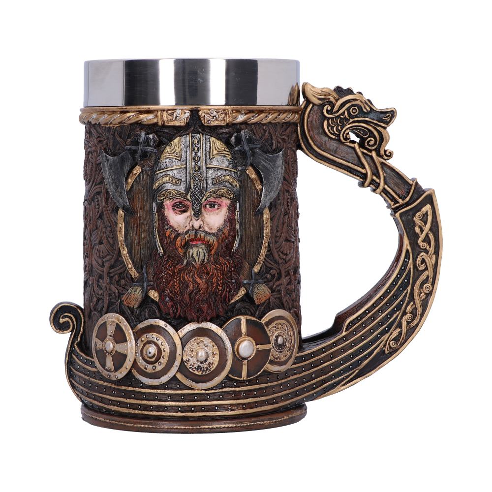 Drakkar Viking Dragon Boat Tankard: 2 - Tankards By NN Designs