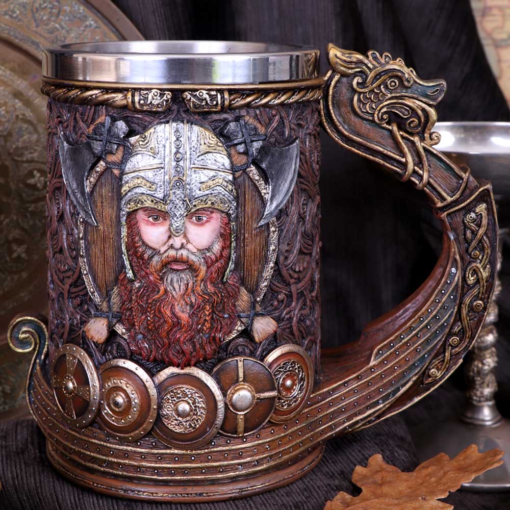Drakkar Viking Dragon Boat Tankard: 1 - Tankards By NN Designs