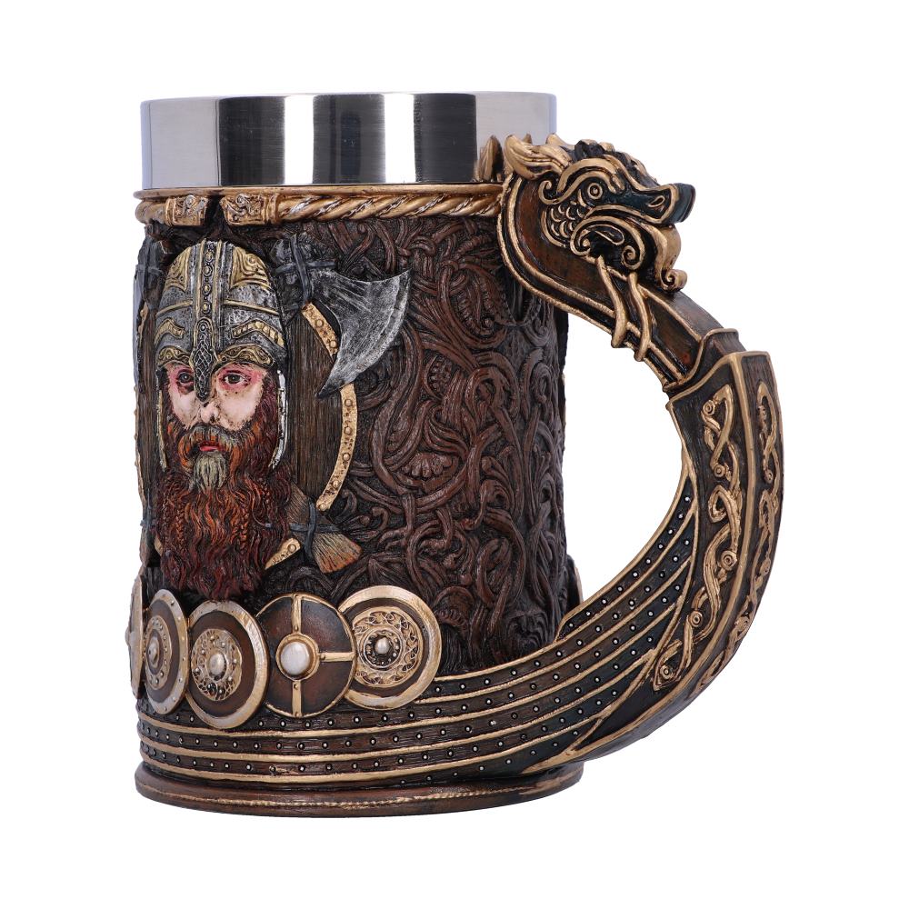 Drakkar Viking Dragon Boat Tankard: 3 - Tankards By NN Designs