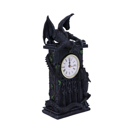 Duelling Dragons Clock Dragon Ivy Mantel Clock: 4 - Clocks By NN Designs