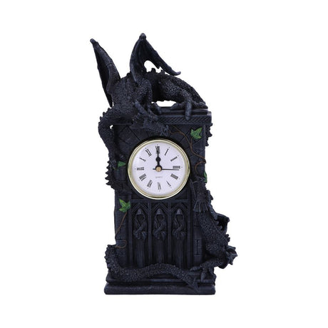 Duelling Dragons Clock Dragon Ivy Mantel Clock: 3 - Clocks By NN Designs