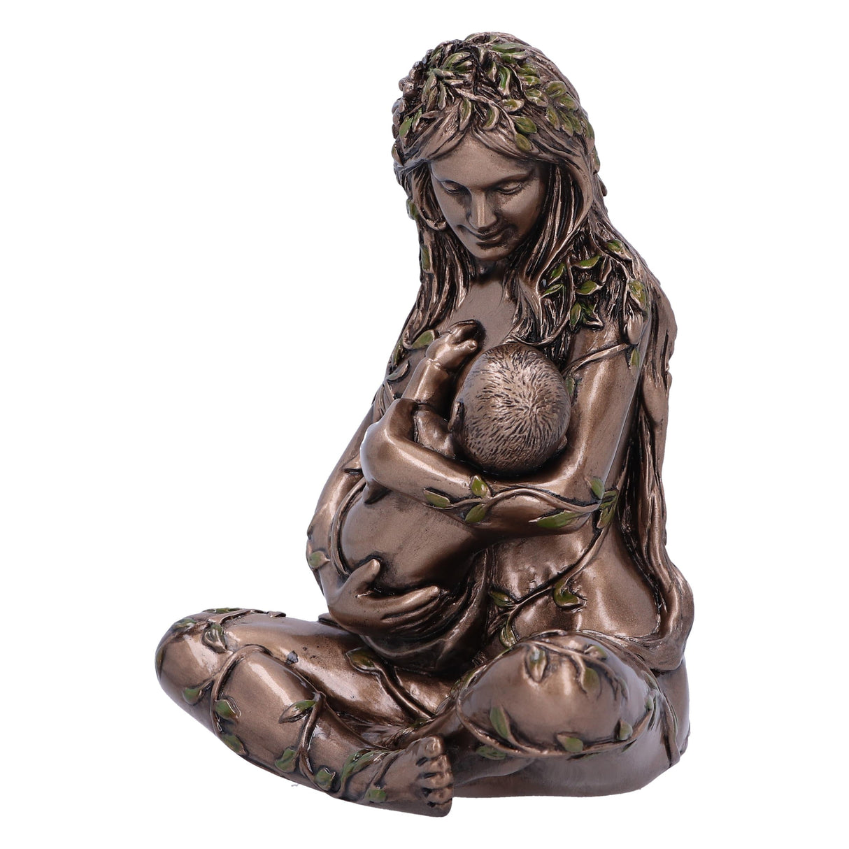 Earth Mother and baby bronze figurine - Shop Figures & Collectables At Gift Moments - 3