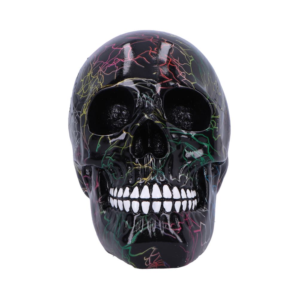 Electro Decorative Resin Skull: 3 - Figurines Medium (15-29cm) By Gift Moments