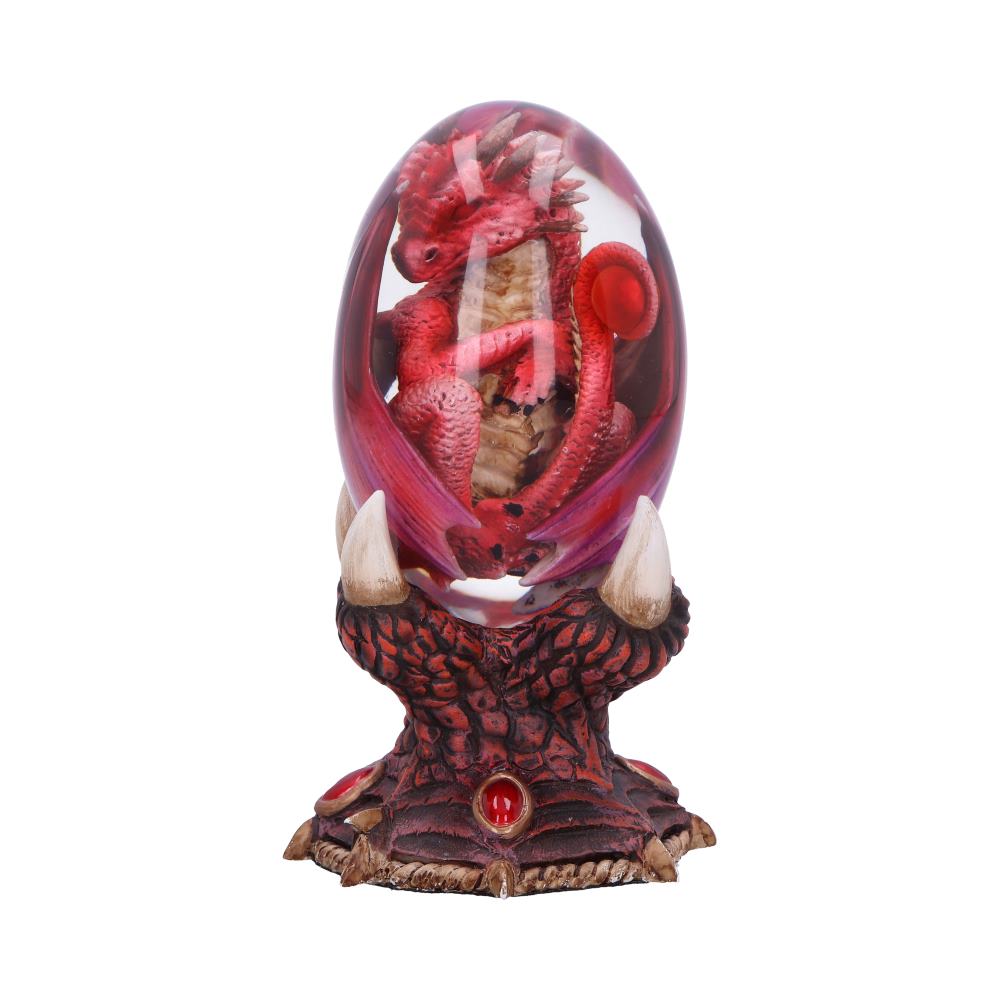 Elemental Dragonlings - Fire Dragon in Clear Egg: 2 - Figures & Collectables By NN Designs