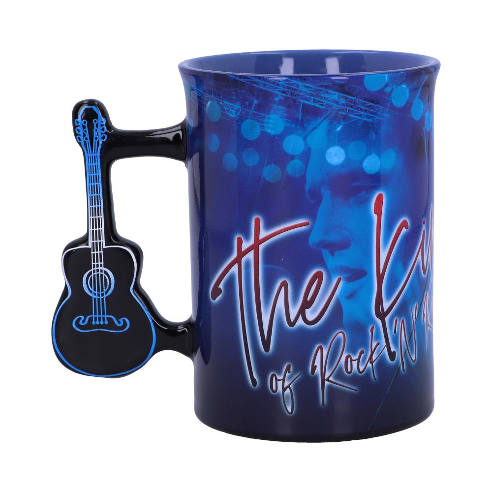 Elvis The King of Rock and Roll Blue Mug: 4 - Mugs By Elvis Presley