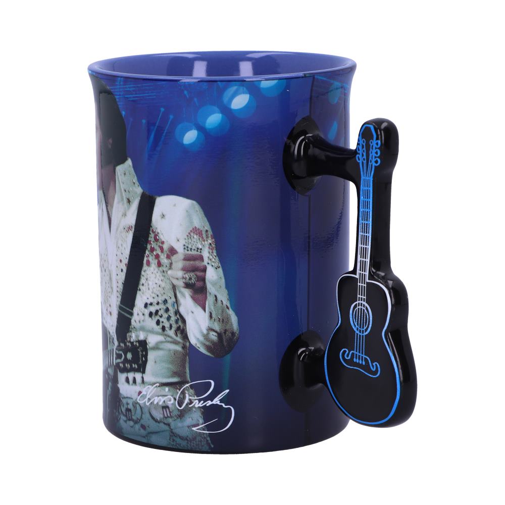 Elvis The King of Rock and Roll Blue Mug: 3 - Mugs By Elvis Presley